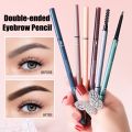 Bobeini 6 Colors Double Head Ultra-fine Eyebrow Pencil Smooth Waterproof Sweatproof Long-lasting Non-fading for Eye Makeup. 