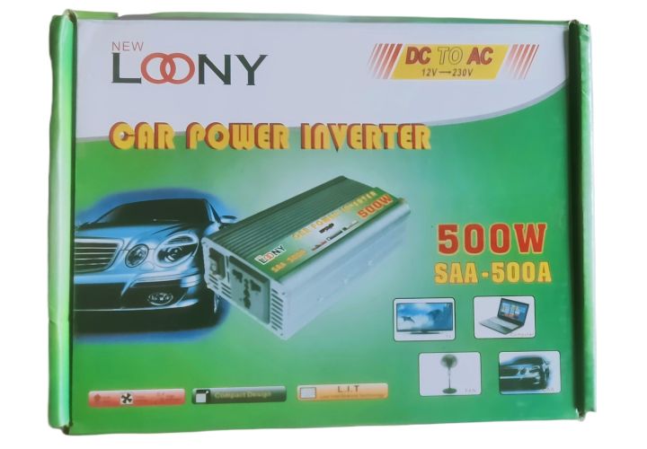 500W Power Inverter, Dc12v To Ac 230v Inverter 500W