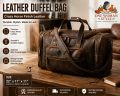 Leather Duffle Bag Crazy Horse. 