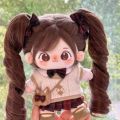 20cm Kawaii Cotton Dolls Anime Plush Stuffed Customization Figure Miaomiao Naked Figure Doll Wearable Clothing Dress Up Gifts Pizazzazz. 