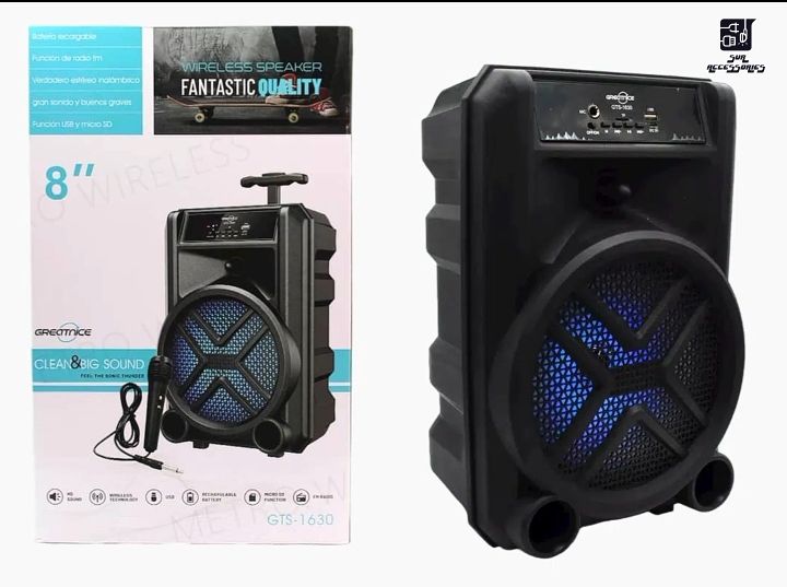 GTS Original Trolley Speaker Outdoor LED Bluetooth Speaker GTS-1630
