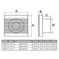 FEIDIAO Slim and Stylish 6 inch Ventilation Exhaust Fan - Imported. 