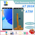 For Samsung Galaxy A7 2018 LCD Display Touch Screen Digitizer Assembly A750 Replacement No Dead Pixel. 
