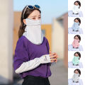 Neck Gaiter Scarf Sun Protection Comfortable Wearing Face Cover. 