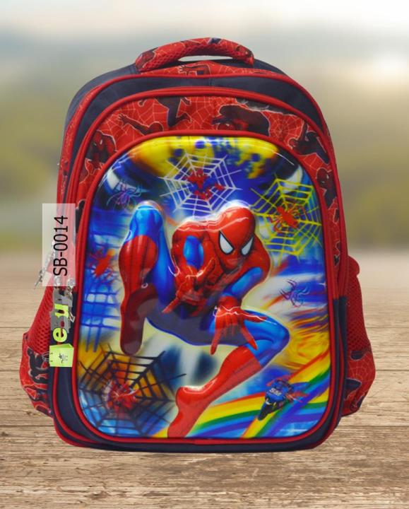 Spider%20Man%20School%20Bag%20For%20Kids%20-%20Multicolor%20-%20Image%203