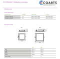 Slim Downlight Square V2, Indoor Lighting, High Quality LED Lights, Ceiling Lights – CLS-RMDLV2-SQ – COARTS LIGHTING. 