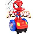 Spider Electric Balance Car Spider Man With 360 Degree Rotation With 3D Coll Dynamic Lights And Music Nice Toy For Kids Battery Operated Toy Gift for Kids Toy for kids. 