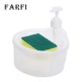 Easy to Use Soap Dispenser Convenient Soap Dispenser with Sponge Holder No Dripping Large Capacity Home Supplies Soap Dispenser for Kitchen. 