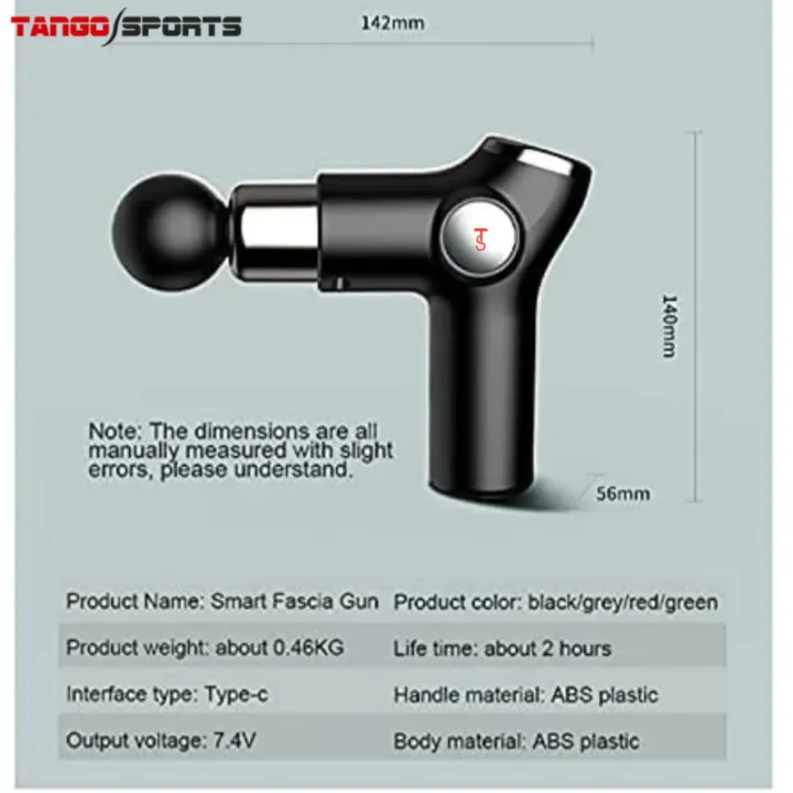 Electric%20Massager%20Mini%20Fascial%20Gun%20KH-515%20Body%20Muscle%20Massager%20for%20Back%20Pain%20Portable%20Handheld%20Electric%20Back%20Massager%20for%20Pain%20Relief%20Deep%20Muscle%20Relaxation%2032%20Speed%20Level,%20LED%20Touch%20Screen%20with%204%20Heads%20-%20Image%203