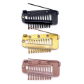 Pack of 10 Strong Chunni Clips with Safety Pin, Easy to Use with Dupatta, Hijab & Tikka Setting Durable Easy to Use Black. 