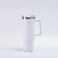 Stanley 40oz Vacuum Insulated Tumbler with Straw Stainless Steel Drinkware, Flow State Quencher Mug, 1200ML Travel Cup Easy Kitchen. 