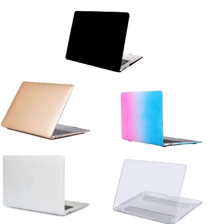 Hardshell Case Protection Case Cover For Apple MacBook Pro Air Retina A1398 A1278 Compatible with MacBook New Pro Air A1706 A1708 A1989 A2159 A2251 A2289  A2338  A1932, A2179, A2337- Black ,Silver & Transparent Color
