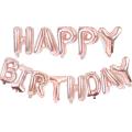 Happy Birthday Balloons For Decoration Kit (Black Happy Birthday Letter and Silver Curtain, Star Foil with HD Metallic Black & White Color Latex Balloons Combo Set (Black). 