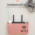 Wall-mounted Plastic Cable Power Bracket Box Home Decoration Wireless Router Wifi Decoration Set-top Box Rack. 