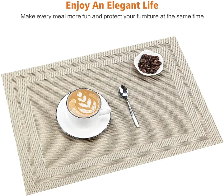 7Pcs%20Table%20Mat%20&%20Table%20Runner%20Set%20Heat%20Resistant%20Placemats,%20Stain%20Resistant%20Washable%20PVC%20Table%20Mats%20for%20Dining%20Table%20Woven%20Placemat%20-%20QS%20Bedding%20-%20Image%207