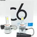 C6 Led Headlight Bulbs For Any Car And Bike H11 36W / 3800LM. 