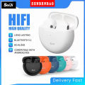 【Saiji】pro 6 wireless earphone True Blue tooth Gaming Headset Low Latency Music Touch Control Stereo Earbuds 5.3 TWS Mini Earphone. 