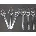 Disposable Clear Plastic Spoon Set - 100 Pcs Pack. 