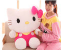 Hello Kitty Plush Toy 12 Inch Stuffed Character Pink Gender Neutral Soft Fabric Stuffing Kids' Gift. 