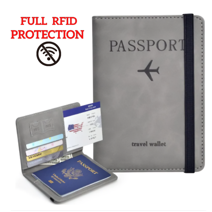 PEARLS Passport Cover for Travel Lovers, RFID protected Passport Holder ...