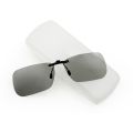 docooler Clip-on 3D Glasses 0.72mm Thickness for Myopia Watching Passive Circular Polarized 3D Glasses for 3D TV Movie Cinema. 