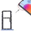 For ZTE Blade A72 SIM Card Tray + SIM Card Tray / Micro SD Card Tray. 