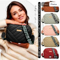 Women’s Stylish Crossbody Bag – Premium PU Leather Quilted Shoulder Bag with Wide Strap | Trendy Casual Travel & Daily Use Ladies Bag. 