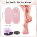 FRAKIN 1-Pair Silicone Moisturizing Socks, Soft Silicone Socks For Cracked Feet Women And Men Foot Moisturiser Socks Foot Spa Pedicure Silicone Gel Socks For Cracked Feet Dry Skins Calluses. 
