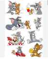 Tom and Jerry Cartoon Stickers Pack For Laptop, Desk, Notebook and Mobile covers DIY Stickers. 