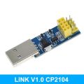CH340G CP2104 USB To ESP8266 ESP-01 ESP-01S WIFI Module Programmer Adapter Download Debug Link Kit for Arduino LINK v1.0 CH9102F. 