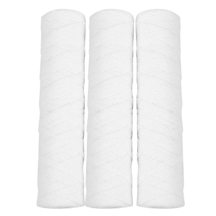 3Pcs Water Purifier 10 Inch String Wound Filter Cartridge 5 Micrometre PP Cotton Filter Sedmient Filter