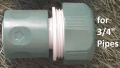 Quick Connect Hose Connector - 1/2 inch, 3/4 inch, 1 inch Inlet Pipes - for Gardening, Pressure Washers - Made in Taiwan - Rust Free - Heavy Duty Adapter - select from 4 variants. 