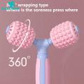 Green Home Massager Stick Anti Cellulite Yoga Abdominal Massage Stick. 