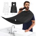 Men's Shave Beard Collector Non-Stick Beard Shaving Cape With Strong Suction Cup Men Gift Beard Gathering Cloth Bib Apron. 
