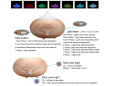 Excelvan Upgraded 280ML Electric Aroma Diffuser Humidifier Essential Oil Aroma Dif. 