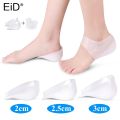 Invisible Height Increase Insoles Women Men Heel Pads silicone gel heel cups Lift Socks insole for heel Arch Support Foot Care. 
