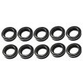 10pcs Plastic Self Sealing Snap Eyelets Grommet Tarpaulin Tent Camp Groundsheet Outdoor Buckle Accessories Aluminum Arc. 