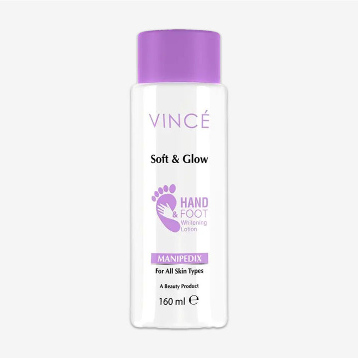 VINCE SOFT & GLOW ( HAND AND FOOT  WHITENING LOTION )
