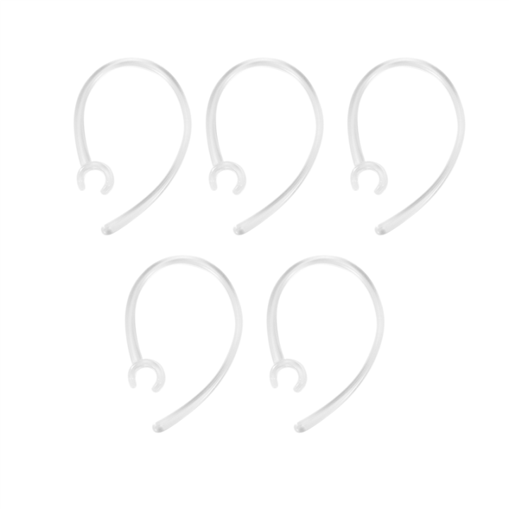 20X Universal Small Clamp Bluetooth Ear Hook Loop Clip Replacement Clear