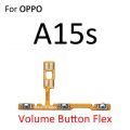 Power ON OFF Mute Switch Control Key Volume Button Flex Cable Parts For OPPO A12 A12e A15 A15s A16 A16e A16K A16s A17 A17k. 