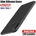 lthmy for Realme 5 RMX1911 Flexible Soft Matte Black Crystal Clear Phone Case Silicone Protective Back Cover. 