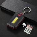 3 modes LED Light Keychain with Cells (batteries)- COB Led Keychain -. 