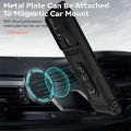 For Moto G Pure Phone Case, 2022 New Push Window Magnetic Car Mount Anti-Fall Hard Cover. 