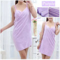 Home Textile Towels Women Bath Robe Wearable Towel Dress Lady Fast Drying Beach Spa Magical Nightwear Sleeping. 