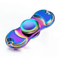 Metal Fidget Spinner 2 Lobes Stainless Steel Figrol Hand Spinner. 