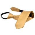 【BestGO】Lfja Lazy Necktie Boys Students Solid Casual Wedding Slim Zip Up Neck Tie New. 