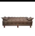 Sofa Combed Brown  3 Seater Stylish Tafteen Design Colour Can be Customised {{ Special offer } Available. 