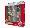 CoComelon Official Friends & Family, 6 Figure Pack - 3 Inch Character Toys - Features Two Baby JJ Figures (Tee and Onesie), Tomtom, YoYo, Cody, and Nina - Toys for Babies and Toddlers. 