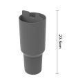 Multi-drink Water Cup 2-in-1 Leak-proof Silicone Cup Liner for Travel Camping Office Detachable Design Thicker Partition Creative 40oz Drinking Cup Two Drinks in One Cup. 