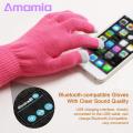 One-click Compatible Connection Gloves for Calls Music Bluetooth Winter Gloves Touch Screen Music Call Cycling Gloves Clear Sound Warm Gloves for Southeast Asian Buyers. 